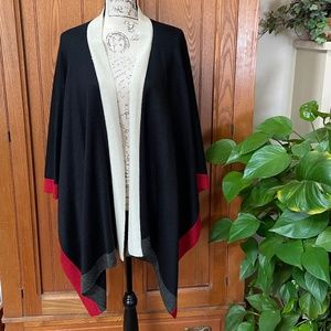 Coldwater Creek open poncho NWOT